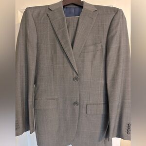 Men’s Suitsupply light gray pinstripe suit